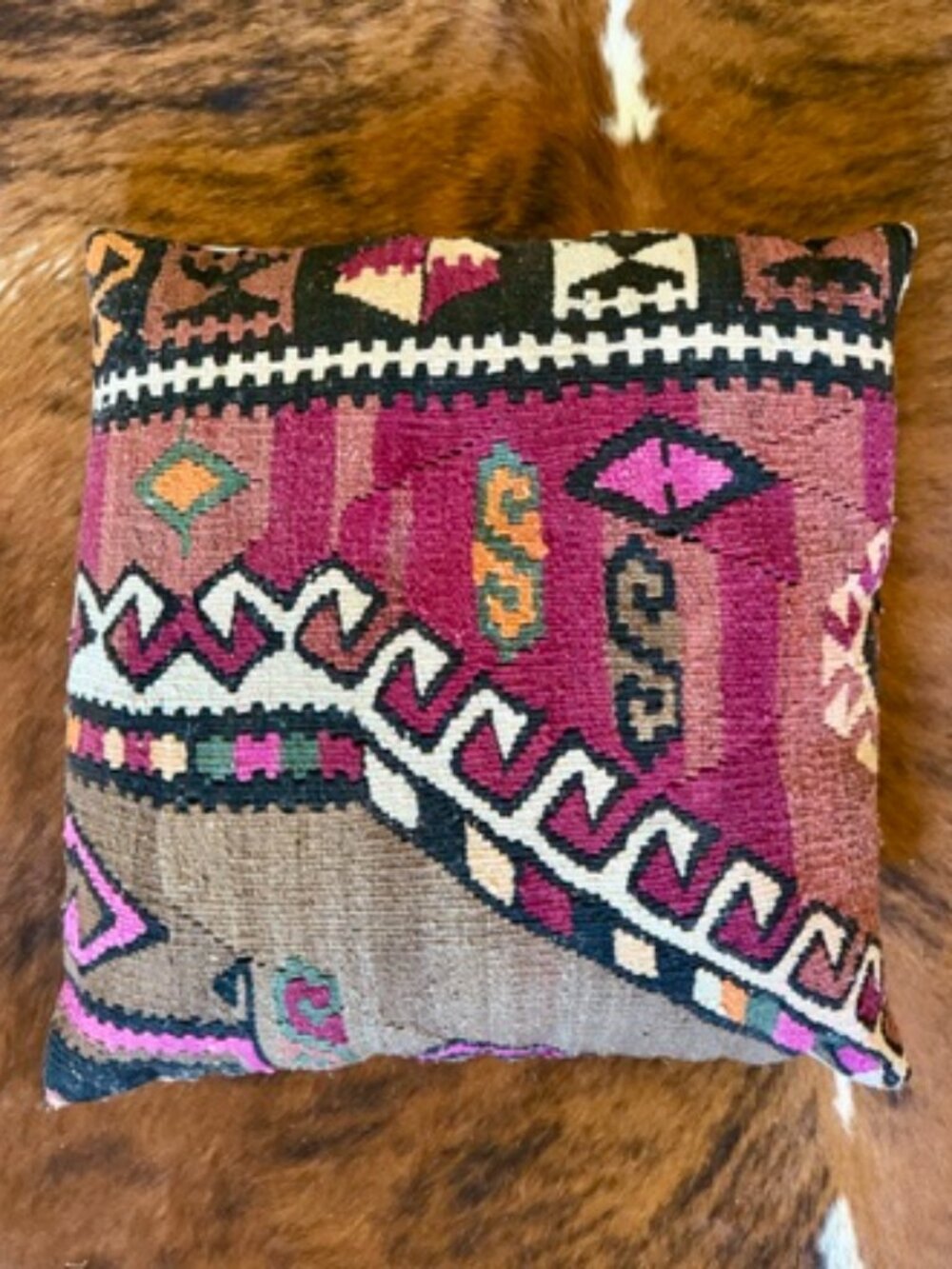 Vintage Kilim Pillow cover 24x24